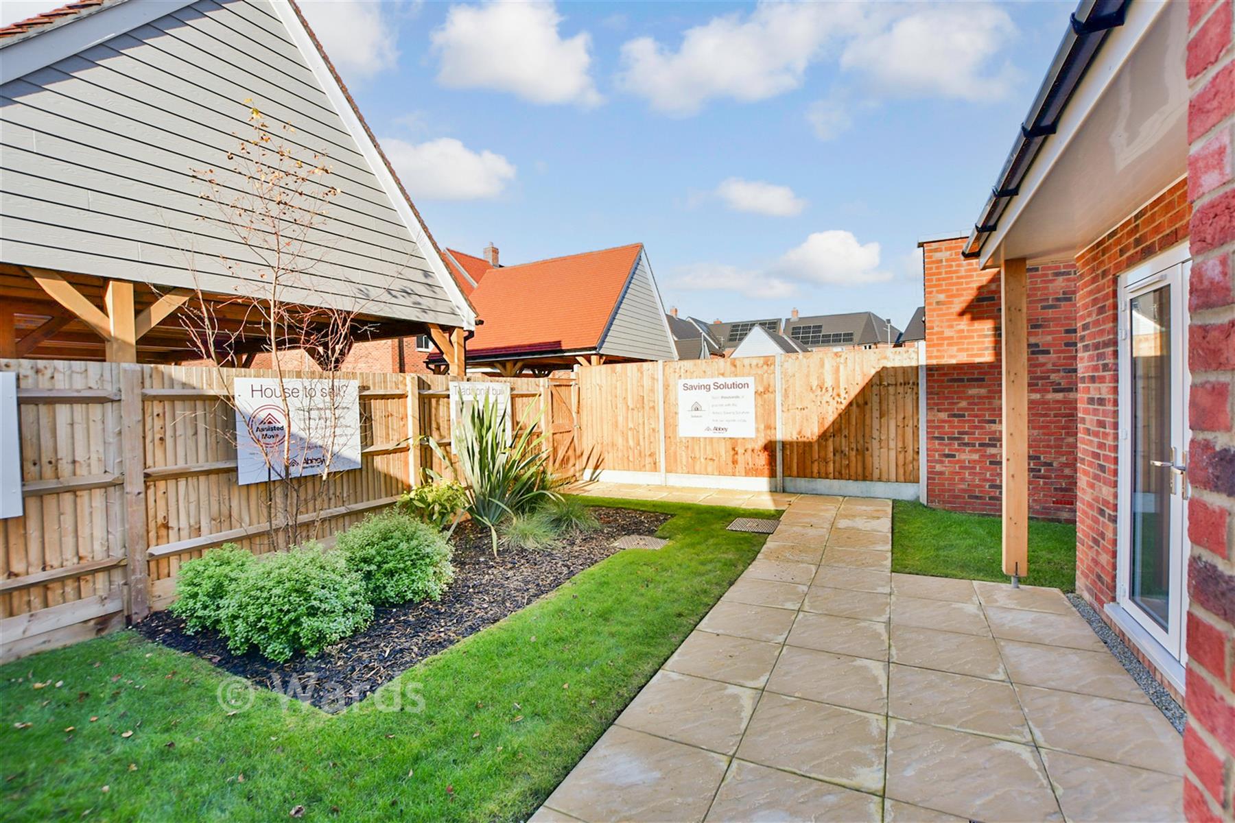 Rear Garden - Liberty View, Lenham, Kent - Wards of Kent