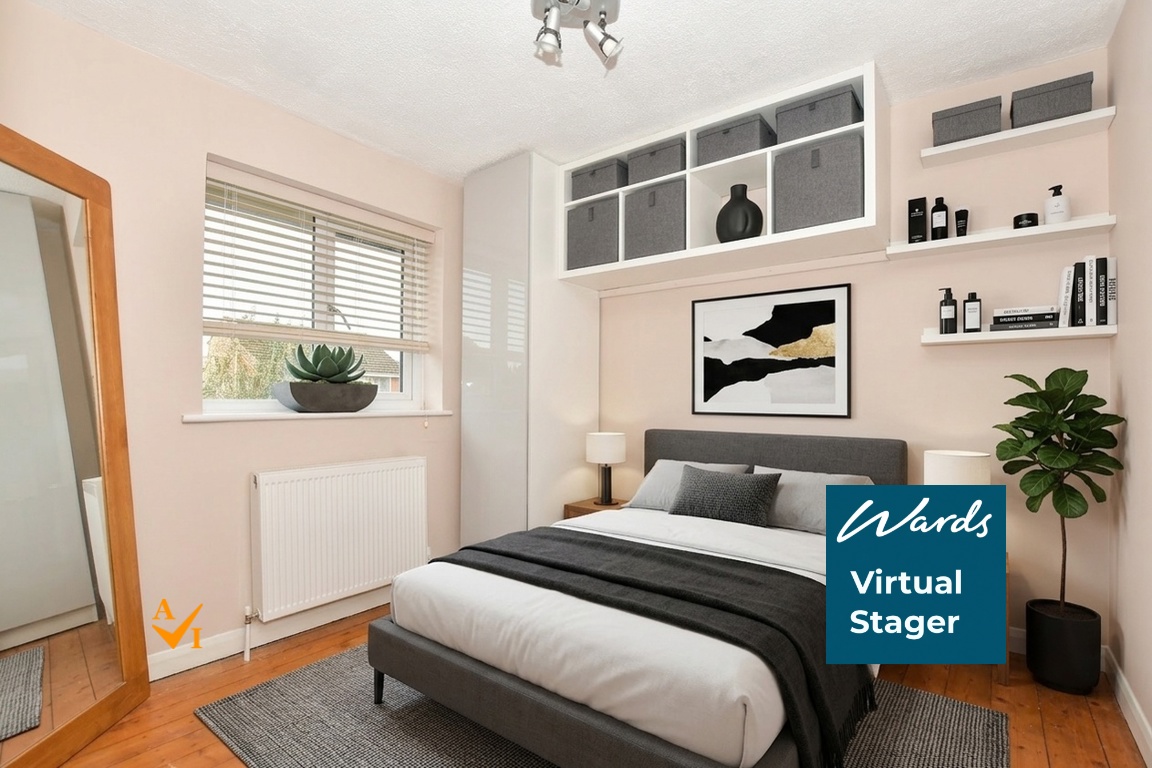 Bedroom 2 (Modern style) - Constitution Hill, Snodland, Kent - Wards of Kent