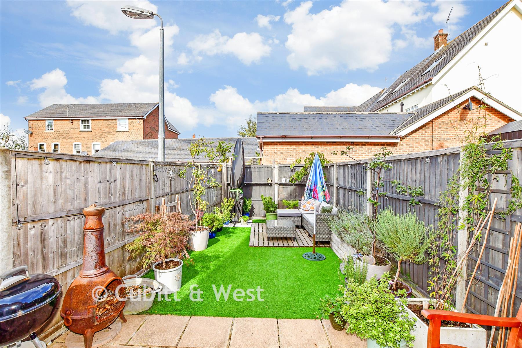 Rear Garden - Hatchmore Road, Denmead, Waterlooville, Hampshire - Wards of Kent