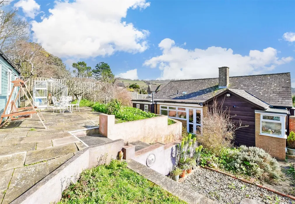 Rear Garden - Danes Court, Dover, Kent - Wards of Kent