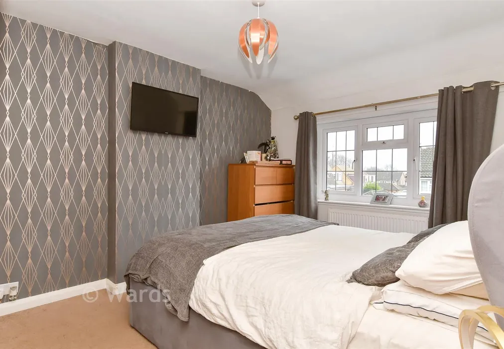 Bedroom 1 - St. Botolph's Road, Northfleet, Gravesend, Kent - Wards of Kent