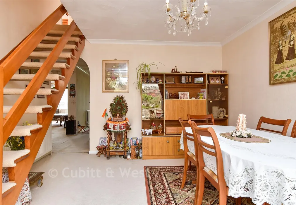 Dining Room - Falmer Gardens, Woodingdean, Brighton, East Sussex - Wards of Kent