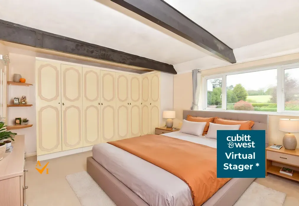 Bedroom 1 (Contemporary style) - East Street, Rusper, West Sussex - Wards of Kent
