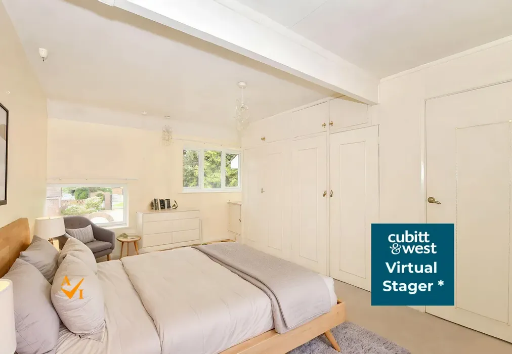 Bedroom 2 (Nordic style) - East Street, Rusper, West Sussex - Wards of Kent
