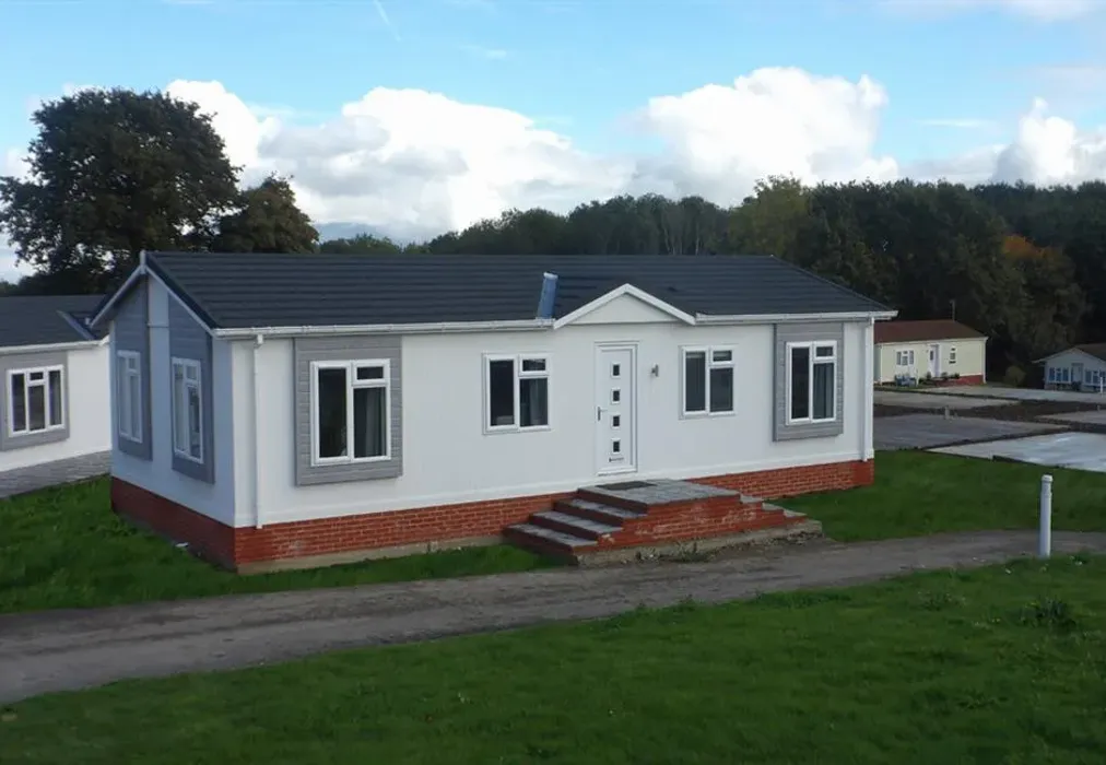 New Front Edit Elevation - London Road, Mill View Park, West Kingsdown, Kent - Wards of Kent