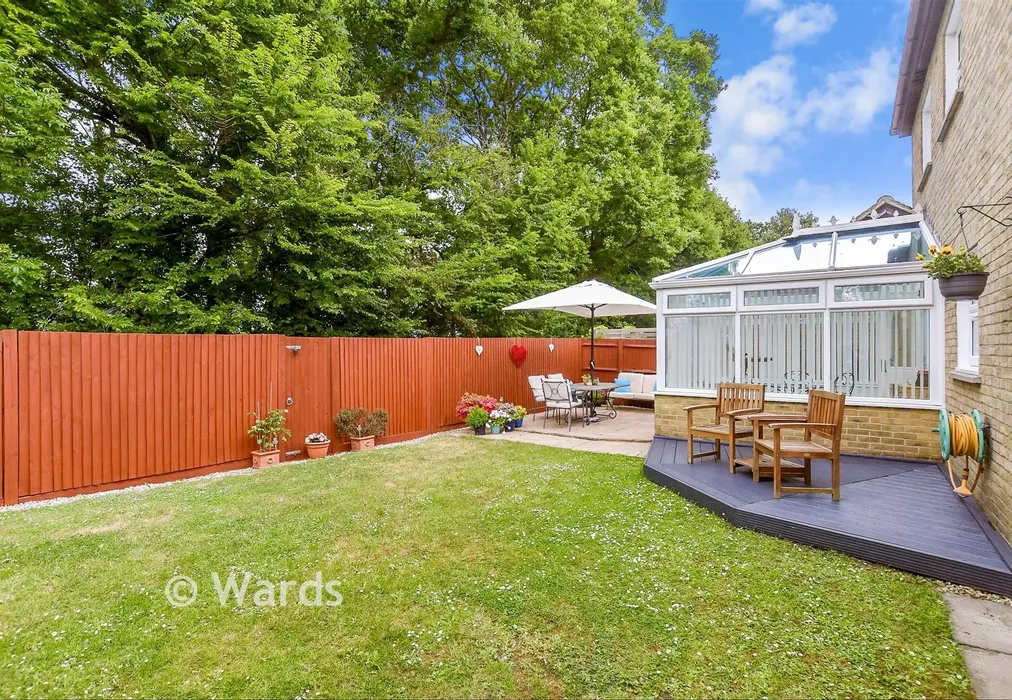 Rear Garden - Dove Close, Herne Bay, Kent - Wards of Kent
