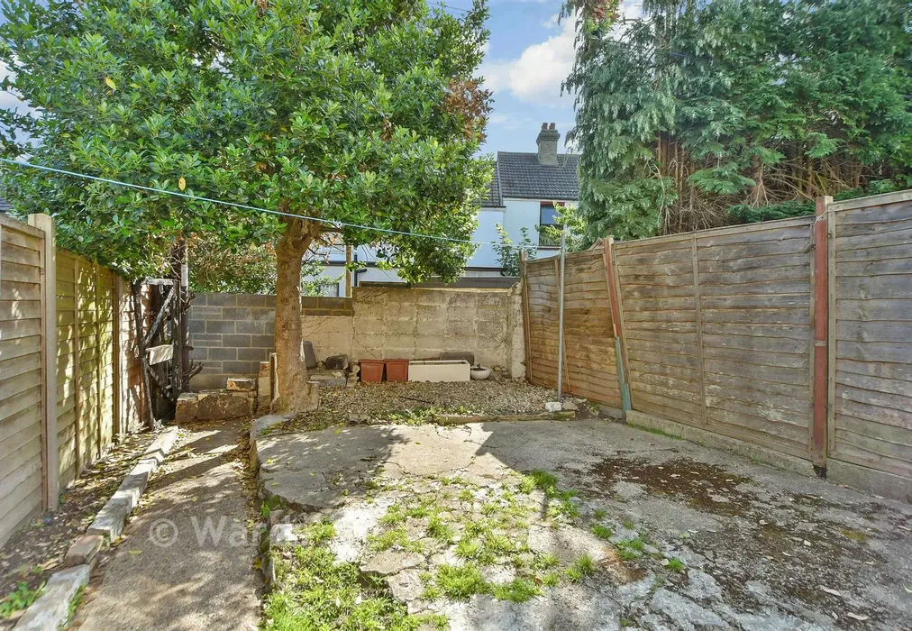 Rear Garden - Canterbury Street, Gillingham, Kent - Wards of Kent