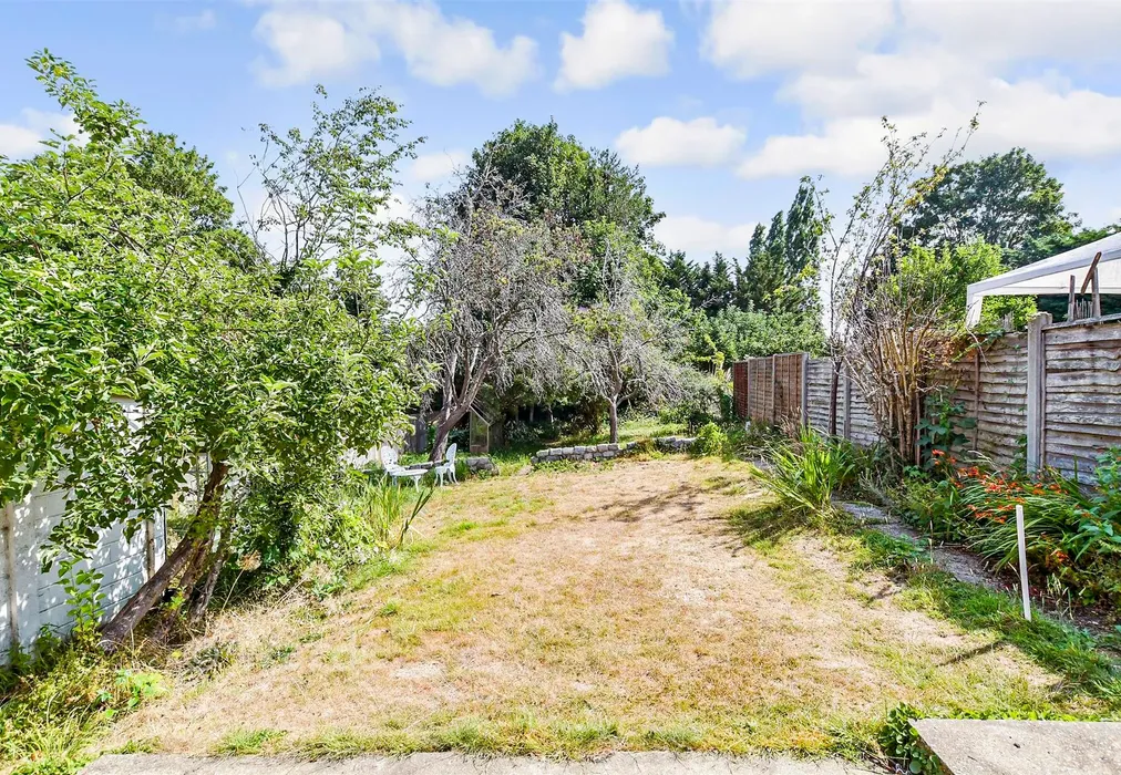 Rear Garden - Little Buckland Avenue, Maidstone, Kent - Wards of Kent
