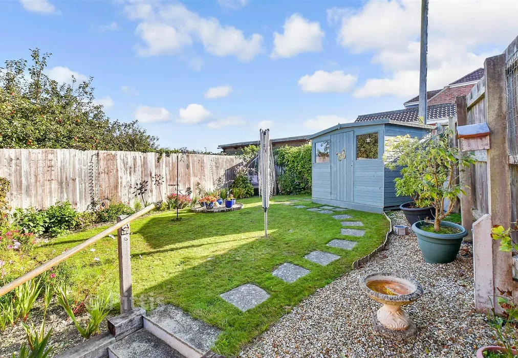 Rear Garden - St. Saviour's Road, Totland Bay, Isle of Wight - Wards of Kent