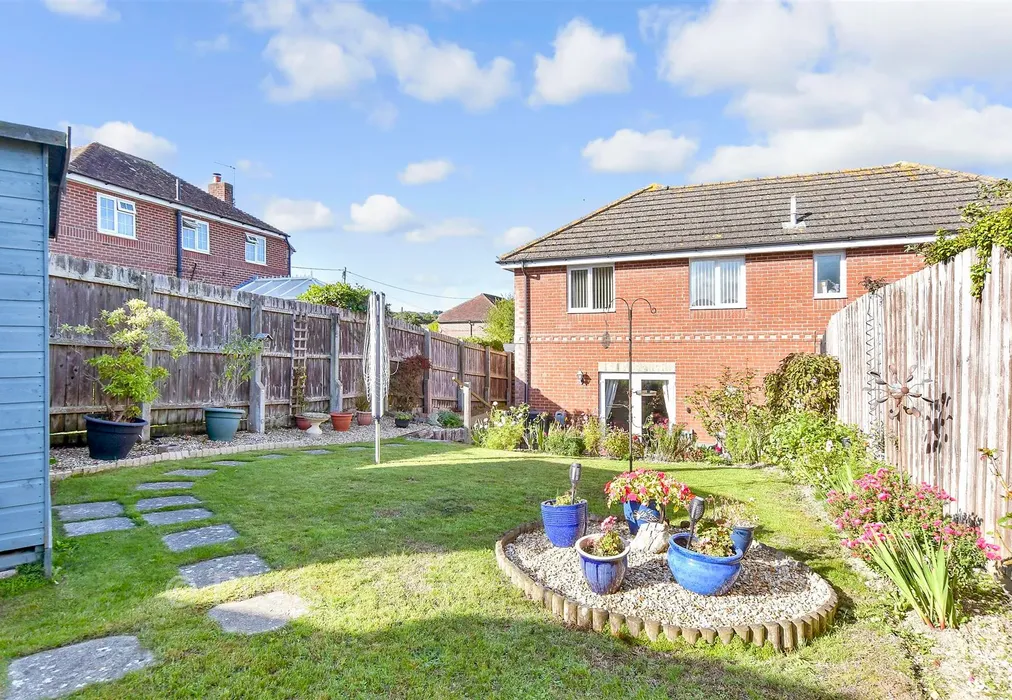 Rear Garden - St. Saviour's Road, Totland Bay, Isle of Wight - Wards of Kent