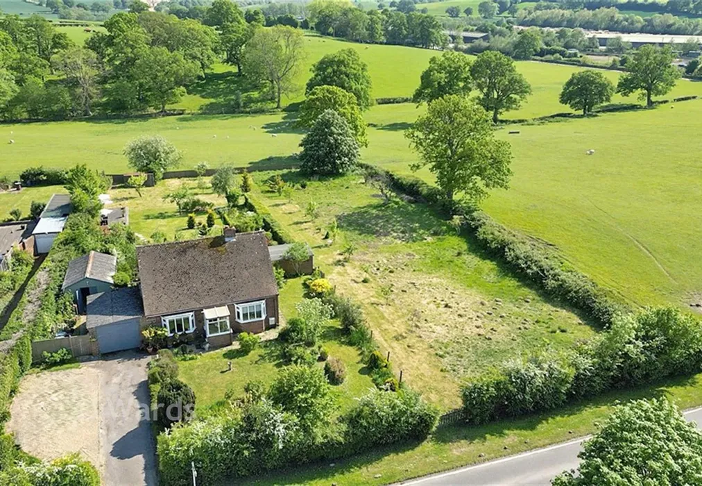 Aerial Front Garden And Views - Rolvenden Road, Tenterden, Kent - Wards of Kent