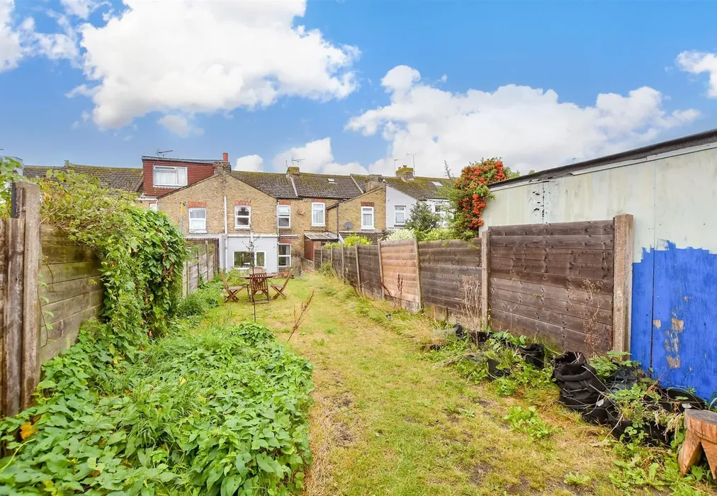 Rear Garden - Greenfield Road, Folkestone, Kent - Wards of Kent