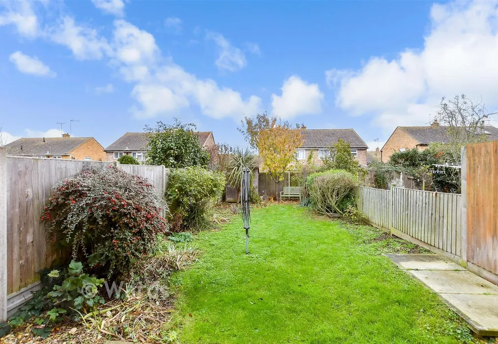 Rear Garden - Olympia Way, Whitstable, Kent - Wards of Kent