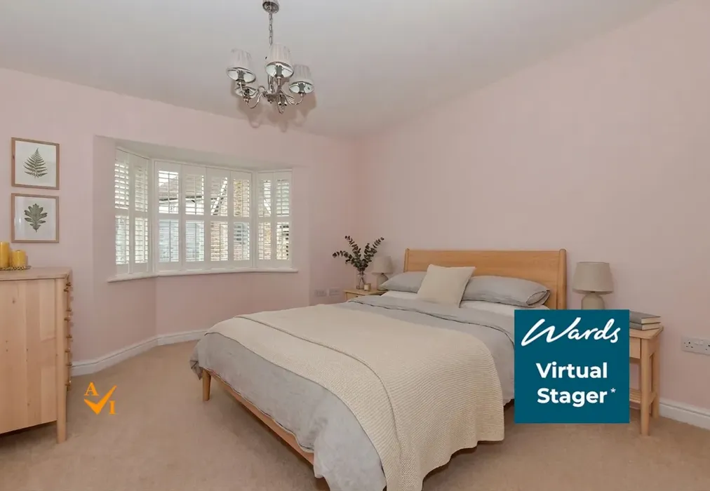 Bedroom 1 (Nordic style) - Orient Court, Kings Hill, West Malling, Kent - Wards of Kent
