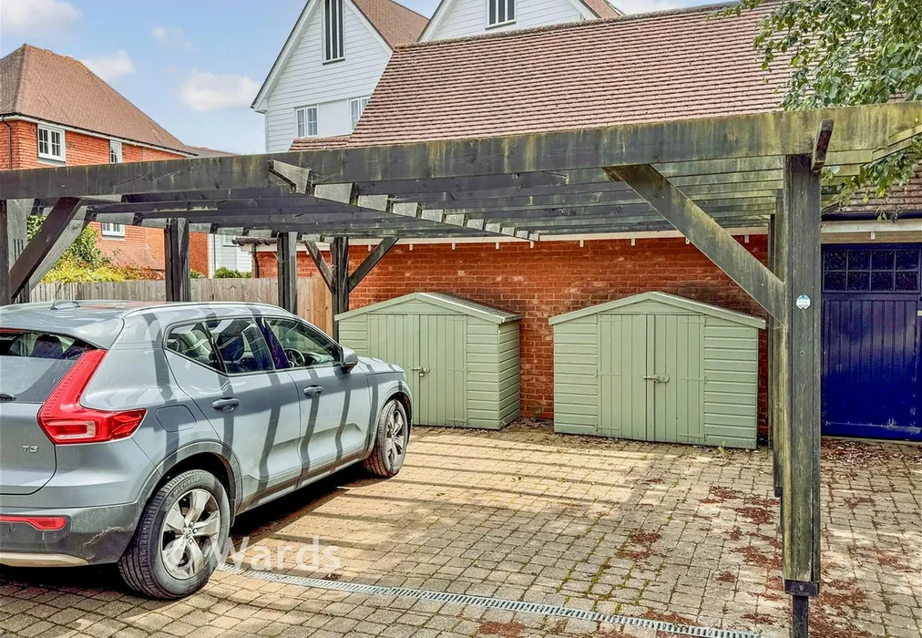 Double Car Port - Orient Court, Kings Hill, West Malling, Kent - Wards of Kent