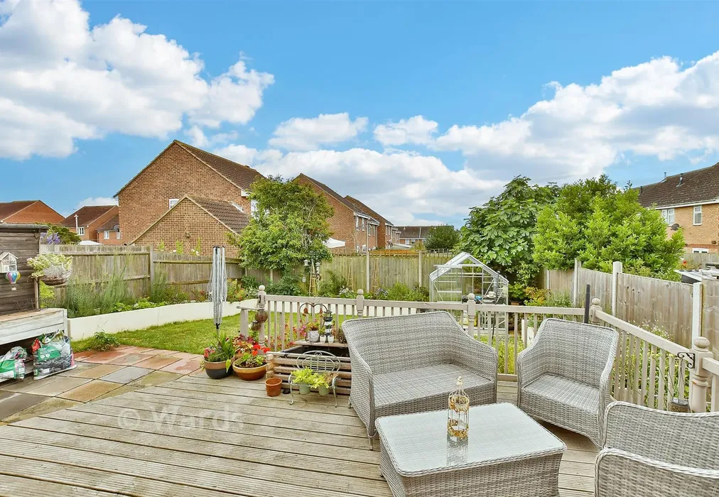 Rear Garden - Beach Approach, Warden Bay, Sheerness, Kent - Wards of Kent