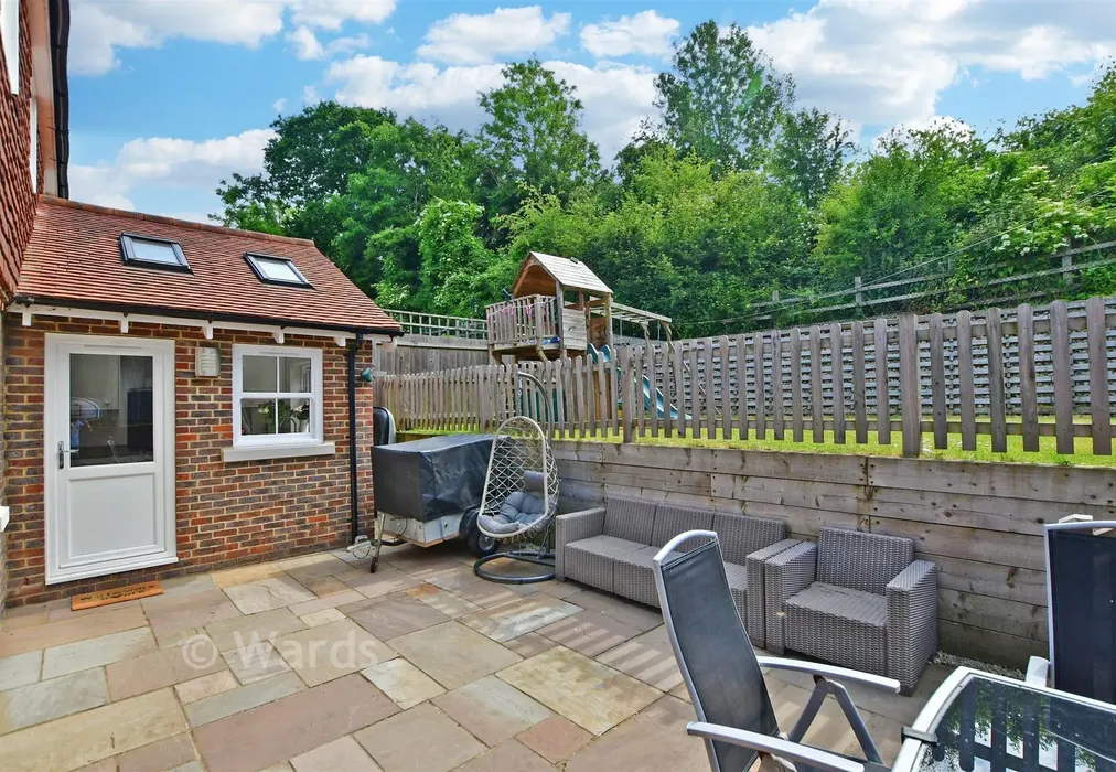Rear Garden - Well Street, Loose, Maidstone, Kent - Wards of Kent