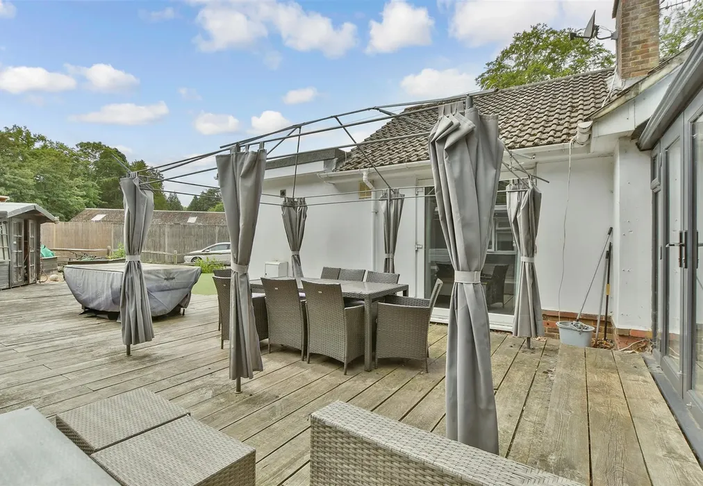 Patio / Decking - Antlands Lane, Shipley Bridge, Horley, Surrey - Wards of Kent