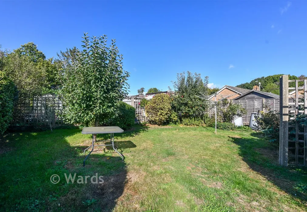 Rear Garden - Whitehall Drive, Kingswood, Maidstone, Kent - Wards of Kent