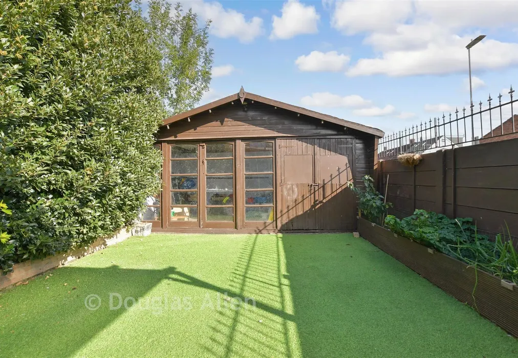 Rear Garden - Bell Farm Avenue, Dagenham, Essex - Wards of Kent
