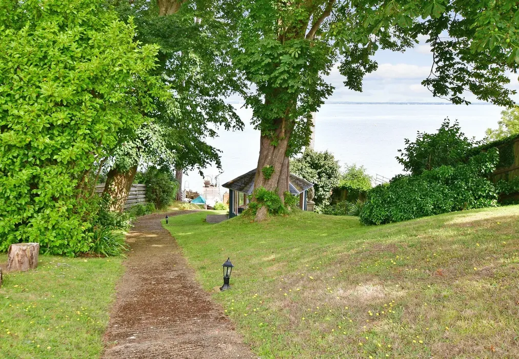 Rear Garden - Port La Salle, Bouldnor, Yarmouth, Isle of Wight - Wards of Kent