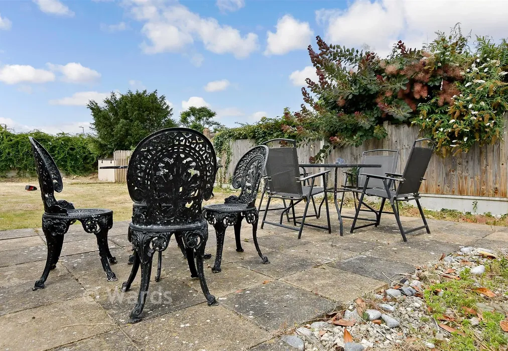 Rear Garden - Park Avenue, Birchington, Kent - Wards of Kent