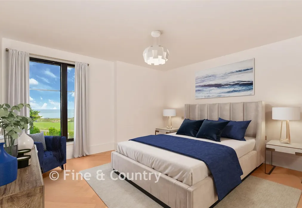 Bedroom 2 Staged - Ocean View, Fitzroy Avenue, Broadstairs, Kent - Wards of Kent