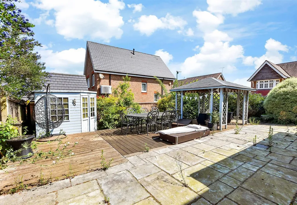 Patio / Decking - The Furrows, Crawley Down, West Sussex - Wards of Kent