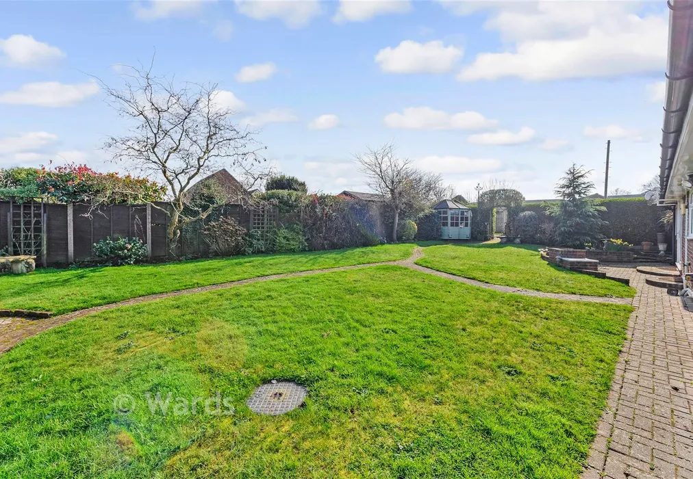 Rear Garden - Brookes Place, Newington, Sittingbourne, Kent - Wards of Kent