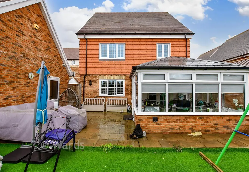 Rear Elevation - Lodge Close, Allington, Maidstone, Kent - Wards of Kent