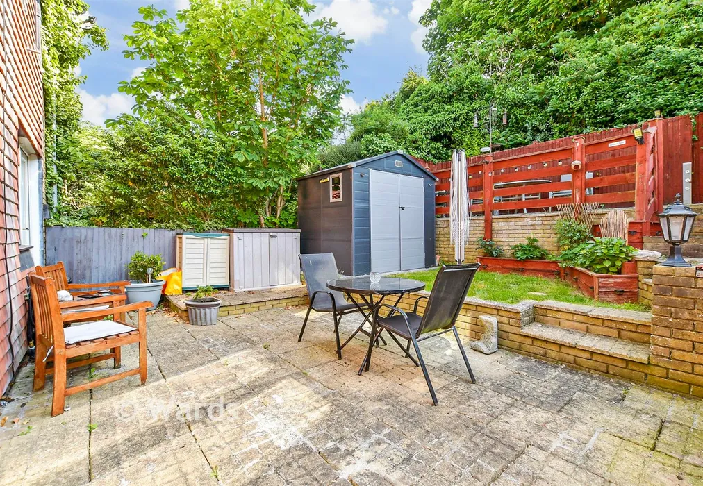 Rear Garden - Kimberley Close, Dover, Kent - Wards of Kent