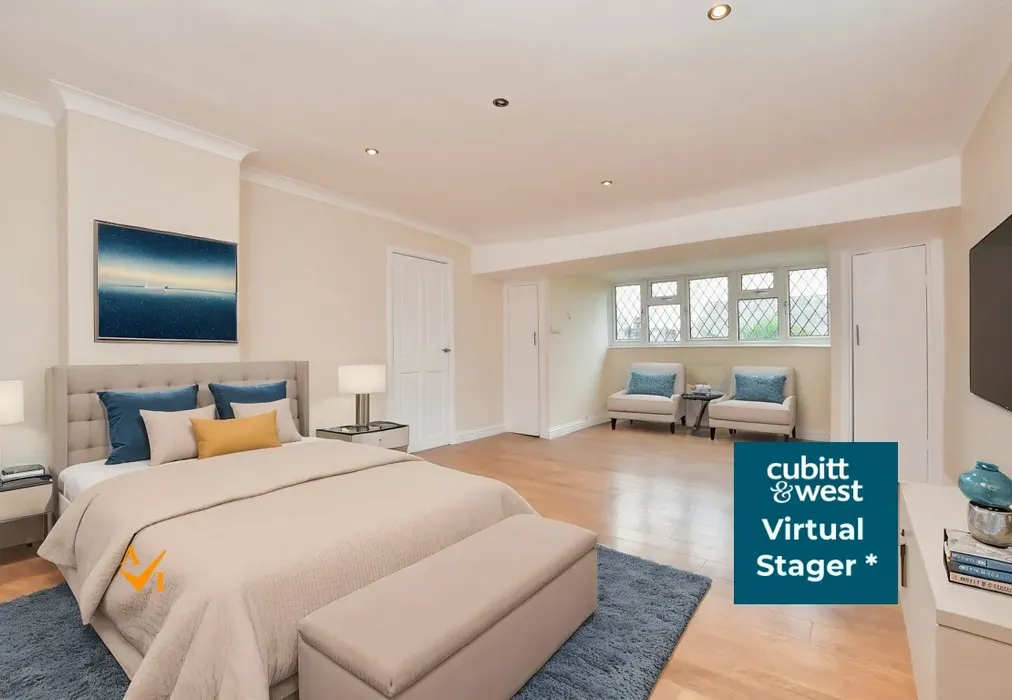 Bedroom 1 (Contemporary style) - North Road, Reigate, Surrey - Wards of Kent