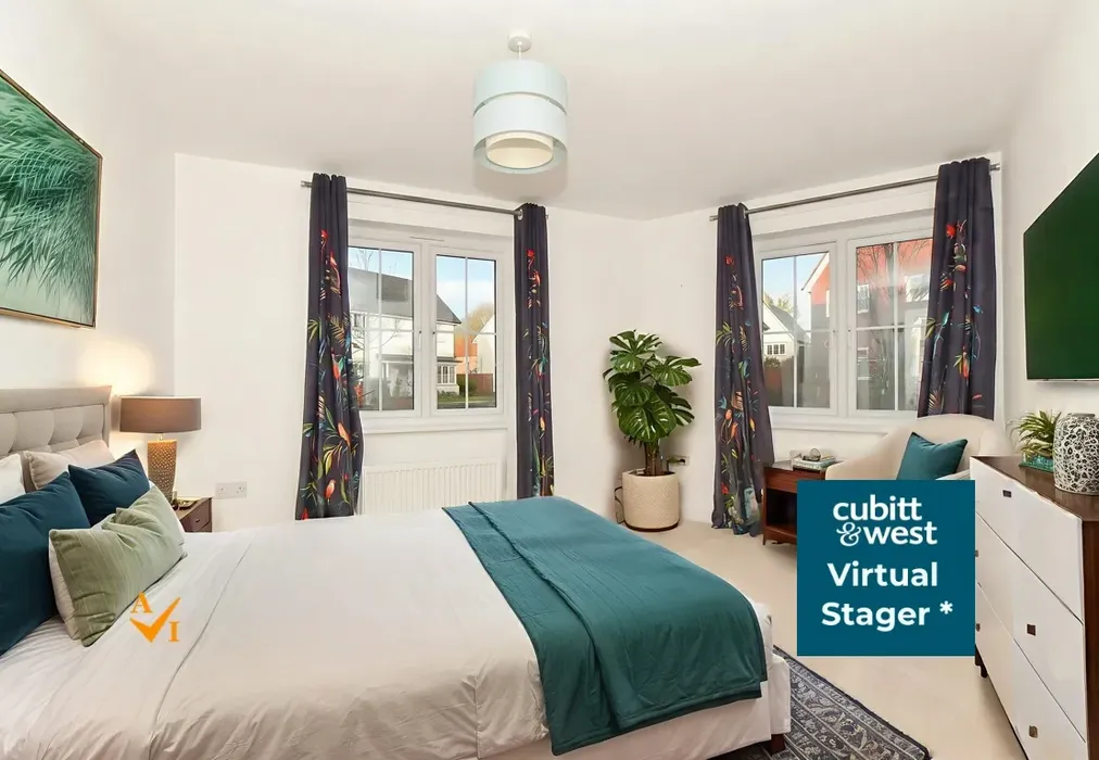 Bedroom 1 (Contemporary style) - Sycamore Road, Cranleigh, Surrey - Wards of Kent