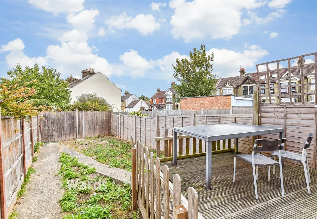 Rear Garden - Canterbury Street, Gillingham, Kent - Wards of Kent