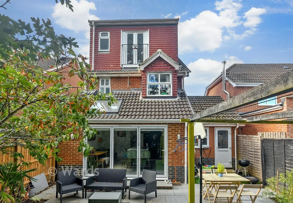 Rear Elevation - Downs Close, Headcorn, Kent - Wards of Kent