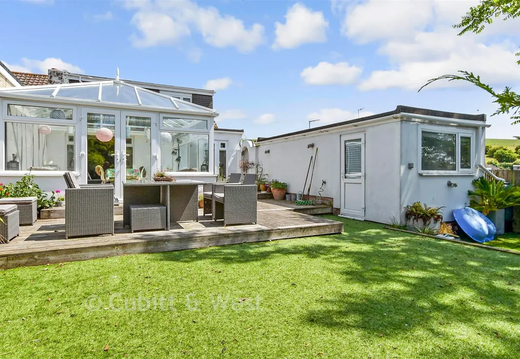 Rear Garden - Donnington Road, Woodingdean, Brighton, East Sussex - Wards of Kent