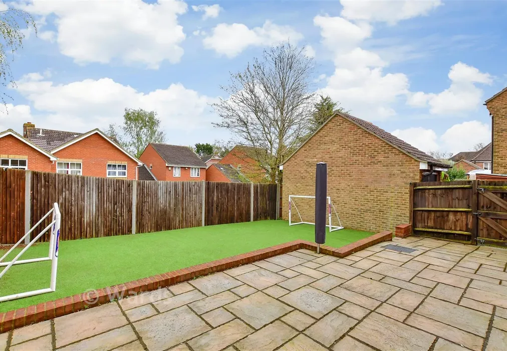 Rear Garden - Beaver Road, Allington, Maidstone, Kent - Wards of Kent
