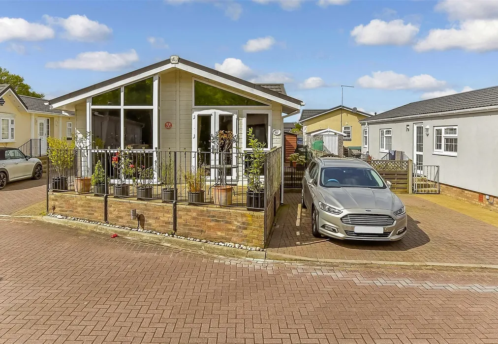 Front Shot - Woodlands Lodge Park, Ashford, Kent - Wards of Kent