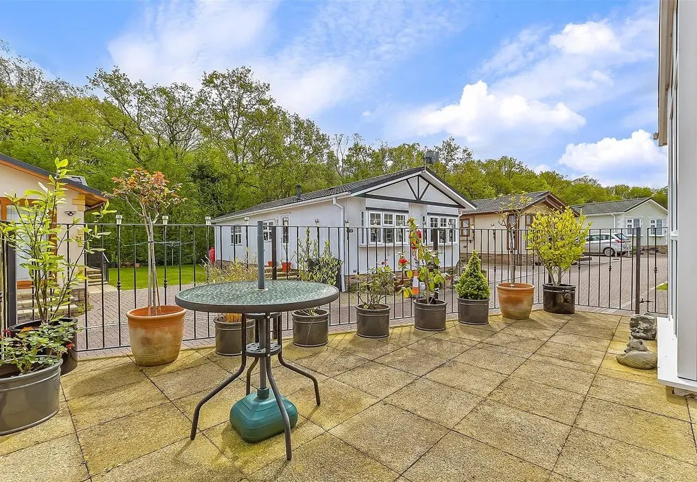 Balcony / Terrace - Woodlands Lodge Park, Ashford, Kent - Wards of Kent