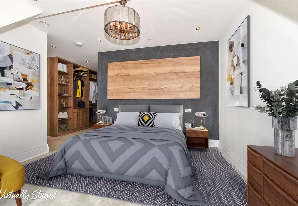 Virtually Staged Bedroom 1 - The Carriage House, Grosvenor Road, Tunbridge Wells, Kent - Wards of Kent