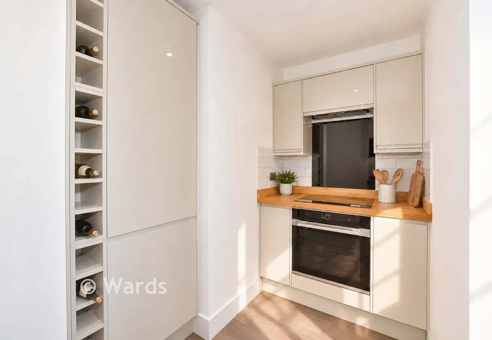 Staged Kitchen - The Parade, Greatstone, Kent - Wards of Kent