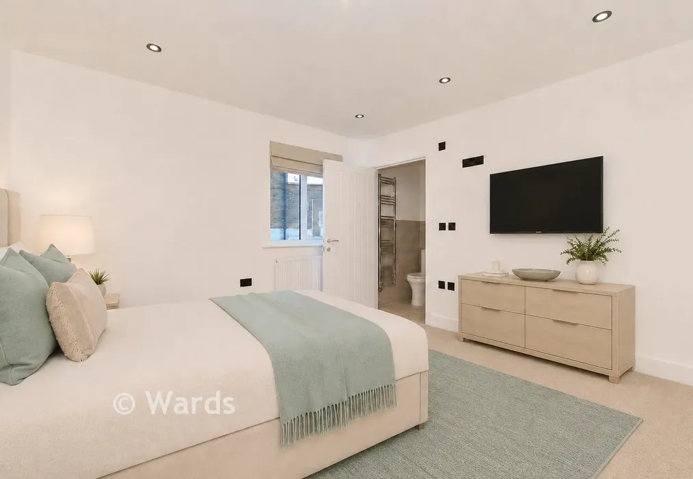 Staged Bedroom 2 - The Parade, Greatstone, Kent - Wards of Kent
