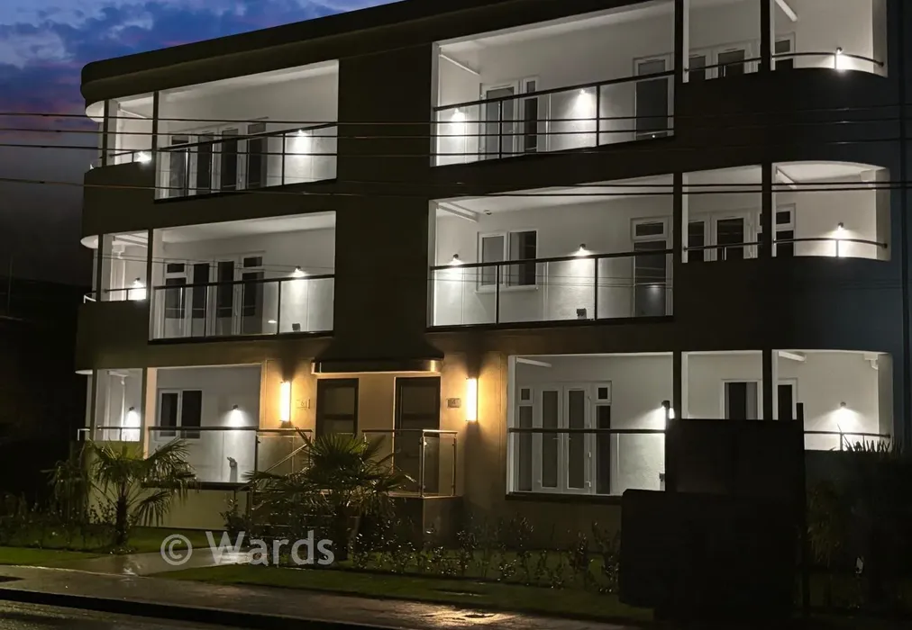 Night External - The Parade, Greatstone, Kent - Wards of Kent