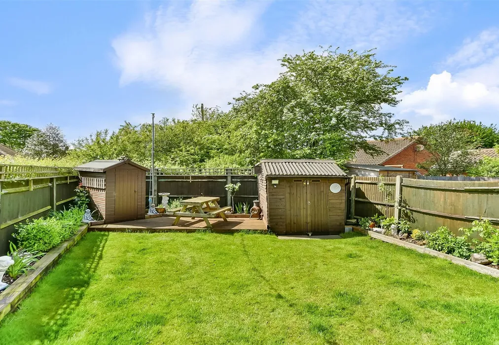 Rear Garden - William Rigby Drive, Minster On Sea, Sheerness, Kent - Wards of Kent