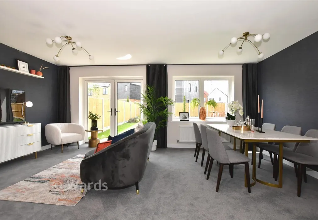 Lounge/Dining - Darnel Avenue, Grasmere Gardens (Phase 1), Chestfield, Whitstable, Kent - Wards of Kent