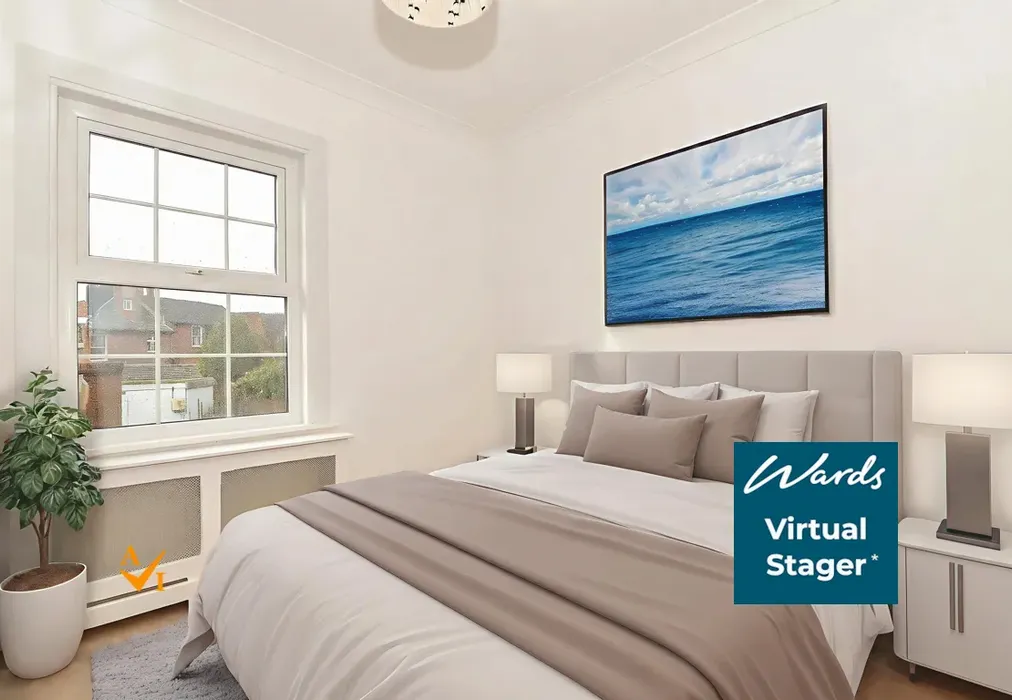 Bedroom 2 (Contemporary style) - High Street, Hadlow, Tonbridge, Kent - Wards of Kent