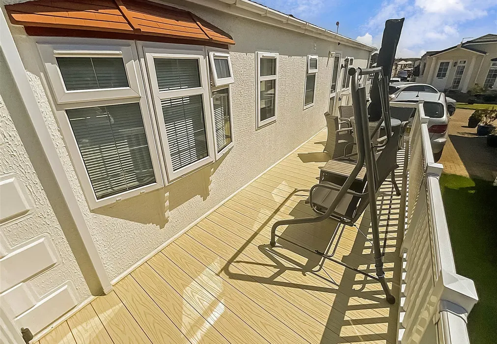 Decking Area - Palm Court, Battlesbridge, Wickford, Essex - Wards of Kent