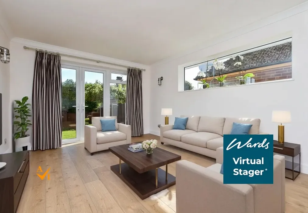 Lounge (Contemporary style) - Linden Avenue, Broadstairs, Kent - Wards of Kent