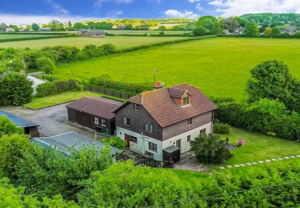 Aerial View - Rhodes Minnis, Canterbury, Kent - Wards of Kent