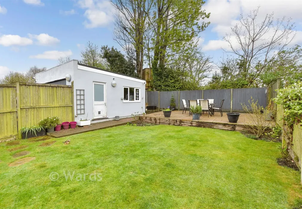 Rear Garden - Dover Road, Walmer, Deal, Kent - Wards of Kent